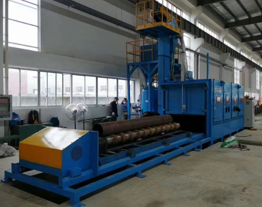 通辽喷砂机在管道除锈中的现场施工应用